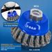 many_brands S&R Staal Draadborstel Set 3-delig voor Haakse Slijper M14