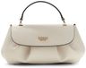 GUESS Amorette Top Handle Flap Bag Cream White schoudertas handtas