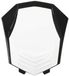 LS2 FF399 Ouverture de ventilation supérieure du casque Glitter White