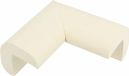 Amig Hoekbeschermers - wit - 4x - met plakbevestiging - rubber - kind bescherming scherpe hoeken