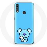 Maniacase Etui voor Huawei P30 Lite Bangtan BTS BT21 Koya RM Blauwe Achtergrond