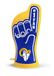YouTheFan NFL Los Angeles Rams #1 keukenhandschoen 33,7 x 16,5 cm