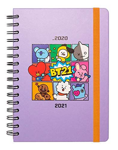 Grupo Erik BT21 Schoolagenda 2020/2021 - A5 - Weekoverzicht - Officieel Product - 12 Maanden (14,8 x 21 cm)