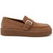 Weekend Max Mara Mocassins en Cuir Wkanavetta marron