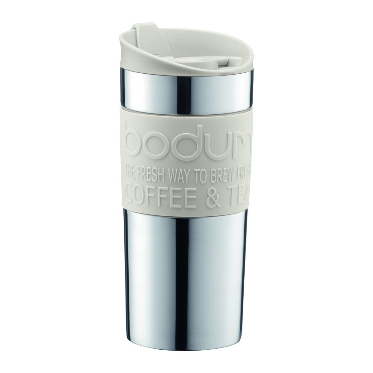 Bodum Travel Press RVS Cafetière 0.35 L - Wit