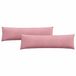 vidaXL - Zitkussens - 2 stuks - Roze - 145 x 40 cm - Corduroy stof