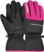 Reusch Alan Junior skihandschoenen voor kinderen, roze-zwart, maat 5