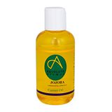 Absolute Aromas Jojoba-olie, 150 ml, zuiver, natuurlijk, koudgeperst en veganistisch, massagebasisolie en hydraterende olie voor haar, gezicht, huid en nagels