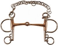 Umbria Equitazione AmaHorse Pelham voor paard in massief koper Umbria Equitazione Maat 12,5