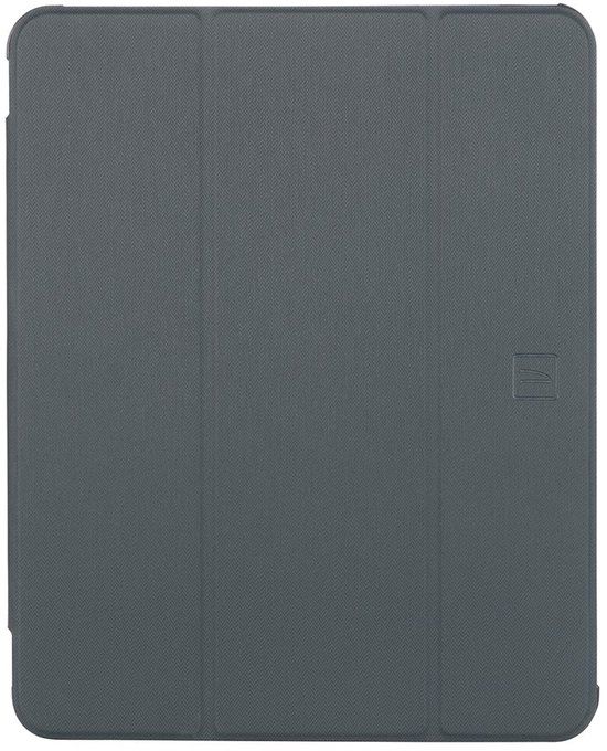 Tucano Satin Hoesje iPad Air 13 (M2-M4) – Militaire Standaard Getest – Voorkant Verandert in Houder – Intern Vak voor Apple Pencil - Zwart