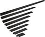 SOTECH 5 x Meubelgreep SEARL Lengte 780 mm Zwart geanodiseerd Greeplijst