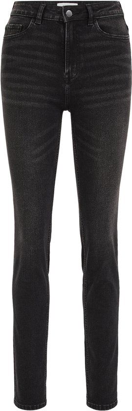 WE Fashion Dames slim fit jeans - Zwart