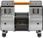 Tête de pompe de compresseur d'air - 980W - Pression de 0,7 MPa - 1380 tours par minute - 220V 50Hz - Avec condensateur - Moteur en cuivre pur - Noir