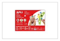 APLI Kids 12769 - Wit EVA-schuim 600 x 400 mm 5 vellen