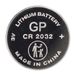 GP 1x500 CR2032 Lithium 3V knoopcel bulk krimppakket