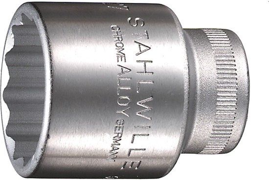Stahlwille Dubbel zeskant Dopsleutelinzetstuk 27 mm 1/2 (12.5 mm)