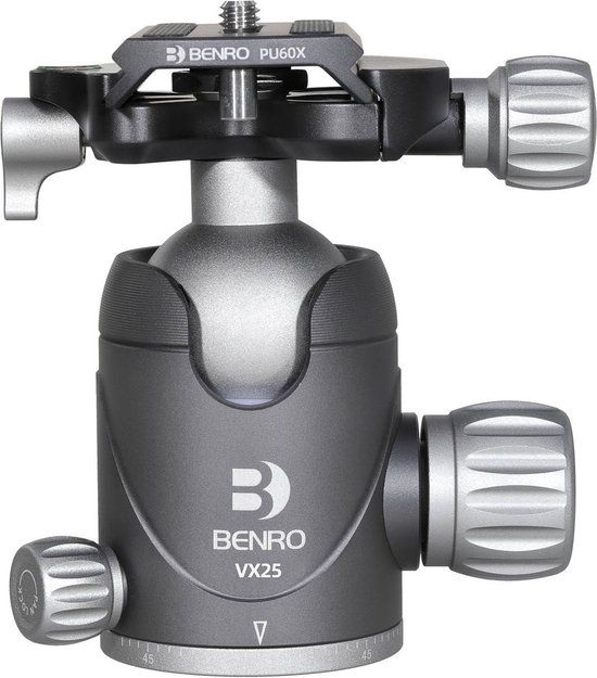 Benro VX25 - Statiefhoofd - Zwart/Roestvrijstaal