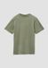 s.Oliver Gewassen T-shirt met print op de achterkant olijfgroen