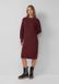 s.Oliver Gebreide midi-jurk bordeaux