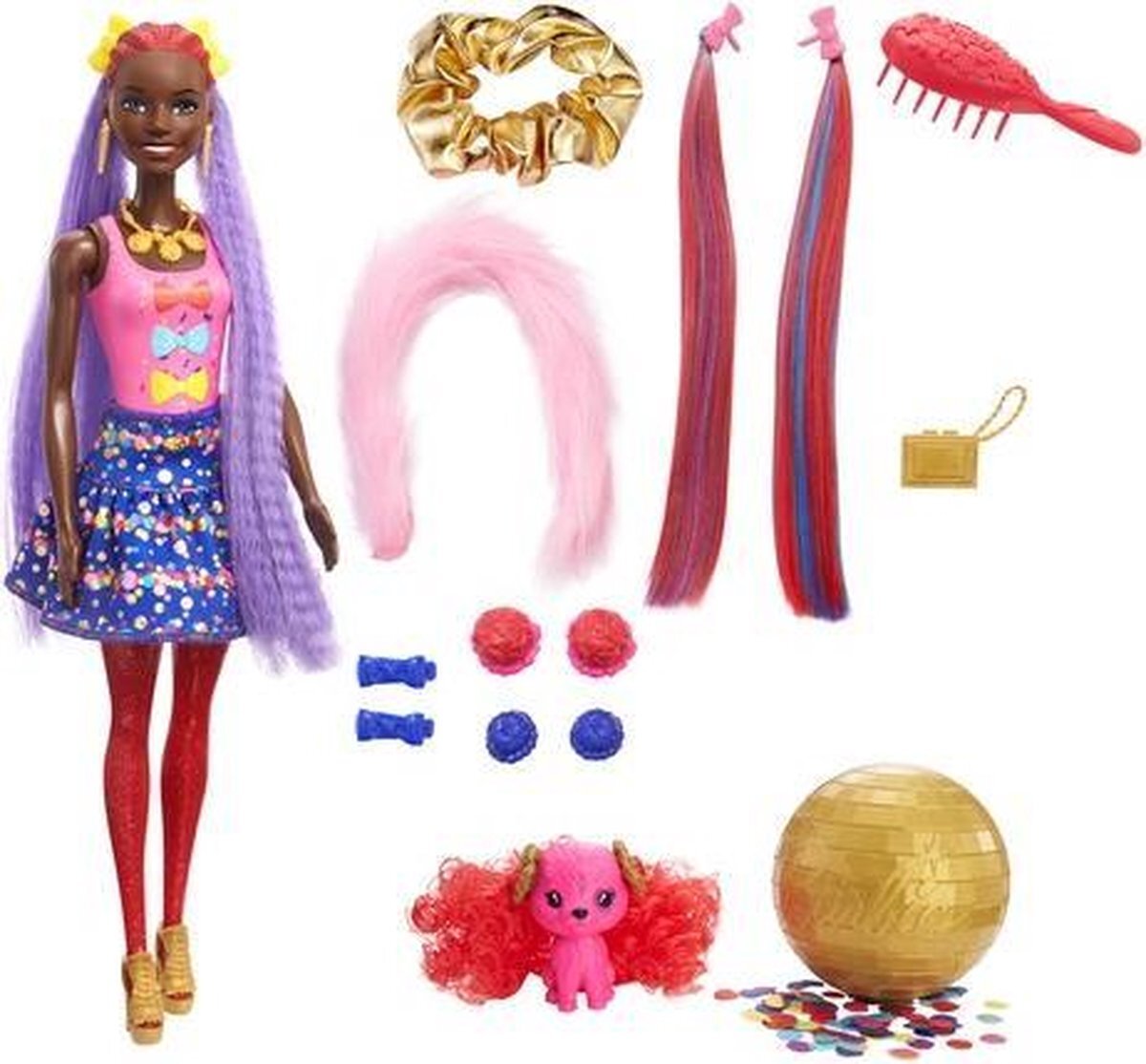 Barbie Color Reveal Ultimate Reveal Hair Feature 2 - Modepop