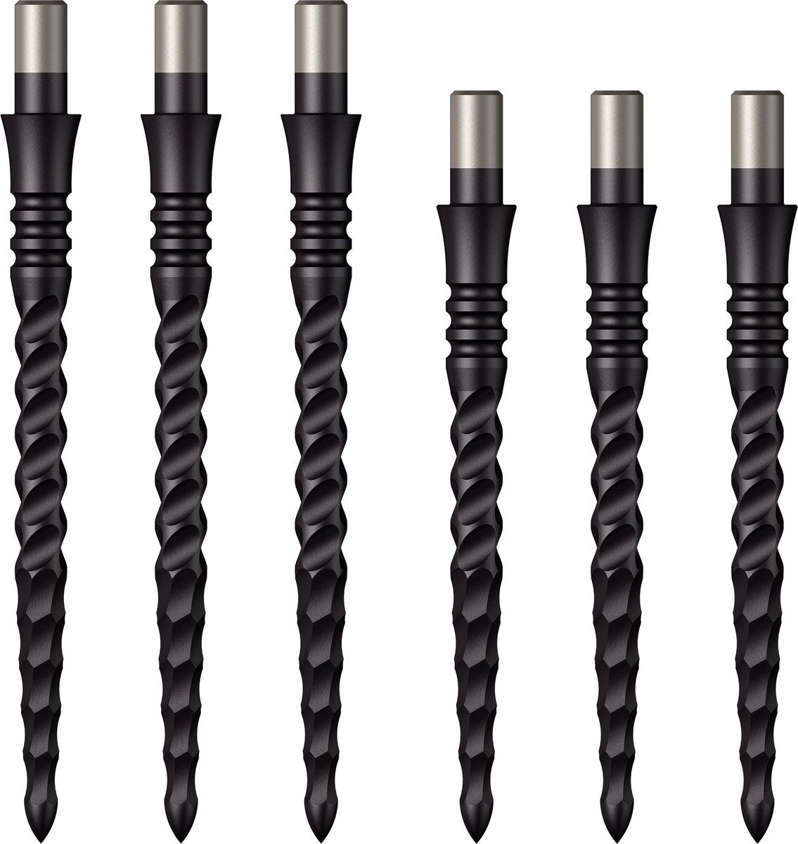 Mission Darts Sniper Points - Lunar CS Black - 28 mm
