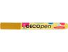 Kreul 46115 Deco Pen medium, universele pen voor het vormgeven, beschrijven en versieren van kleine, originele geschenken, met ronde punt, lijndikte 2-4 mm, goud