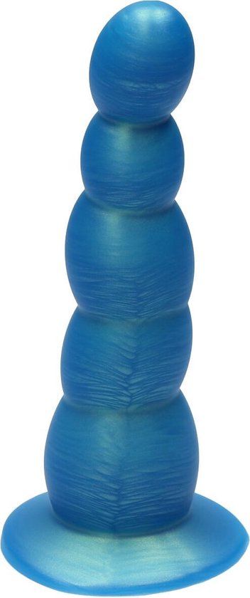 Ylva & Dite - Circe - Siliconen Anale Dildo - Goud Blauw Metallic - 18.5 cm