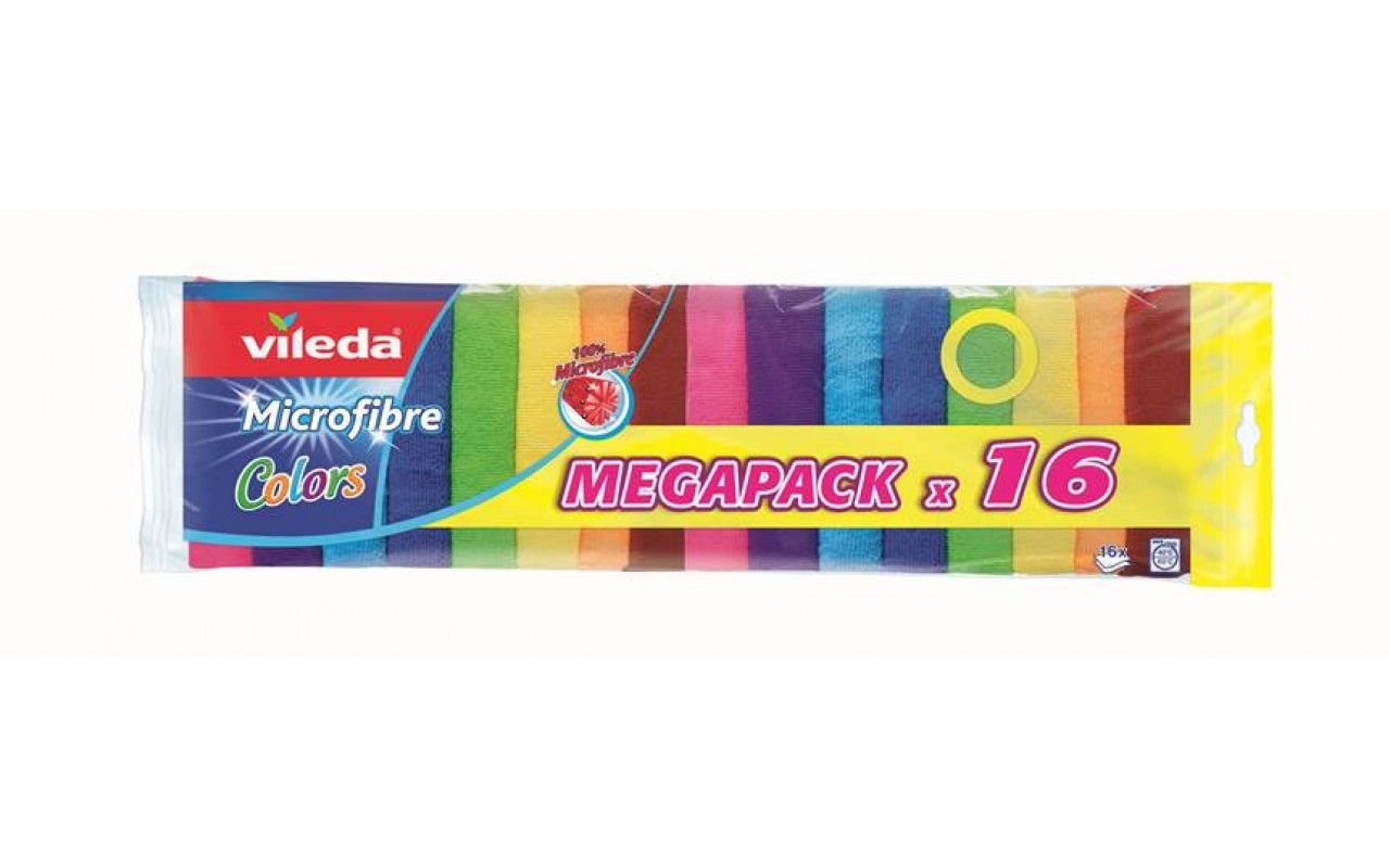 Vileda 152874 - Schoonmaakdoeken - multi - 16 stuks