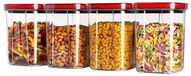 Icecat Boîtes de conservation alimentaire - Lot de 4 pièces - Hermétique - Fabriqué en plastique PE de qualité alimentaire - Sans BPA