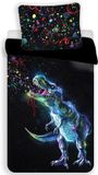 DREAMEE Dekbedovertrek Dinosaure - Coton - 140 x 200 cm