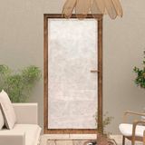 Soleil d'ocre Celia Kaki Window Curtain 90 x 200 cm