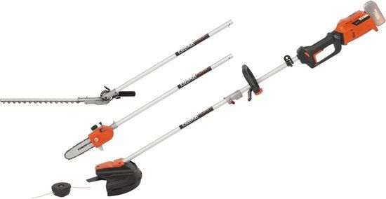 Powerplus Dual Power POWDPG7553 Accu 4-in-1 Accubosmaaier/trimmer/heggenschaar/kettingzaag 40V - Zonder Accu en Lader