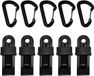 Bol 5 Paquets de Clips de Tente Clips de Bâche Robustes et Durables Serrures de Pince pour Accessoires de Camping en Plein Air