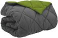 vidaXL Winter Dekbed 220 x 240 cm 450 gsm Microfiber (100% Polyester) Groen en Antraciet