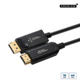 Microconnect DP-MMG-2500V1.4OP DisplayPort kabel 25 m Zwart
