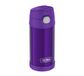 THERMOS Kids FUNTAINER STRAW Bottle 0,35 l, roestvrij staal, thermosfles voor kinderen, met rietje, 12 uur koud, absoluut dicht, voor school, kleuterschool, pauze