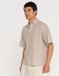 JACK&JONES JJBREEZE OVERSIZED SHIRT SS Hommes XXL Coton/Lin Manches Courtes Crockery