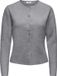 JDY Jacqueline de Yong Vest Jdyprime Life L/s On Fitted Cardiga 15347276 Medium Grey Melange Dames Maat - L