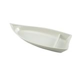 EFAY Witte sushi boot kammen van melamine 26,5 x 11,8 cm