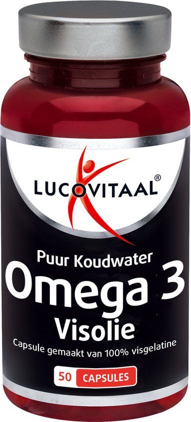 Lucovitaal - Koudwater Visolie Omega 3 Puur - 50 capsules