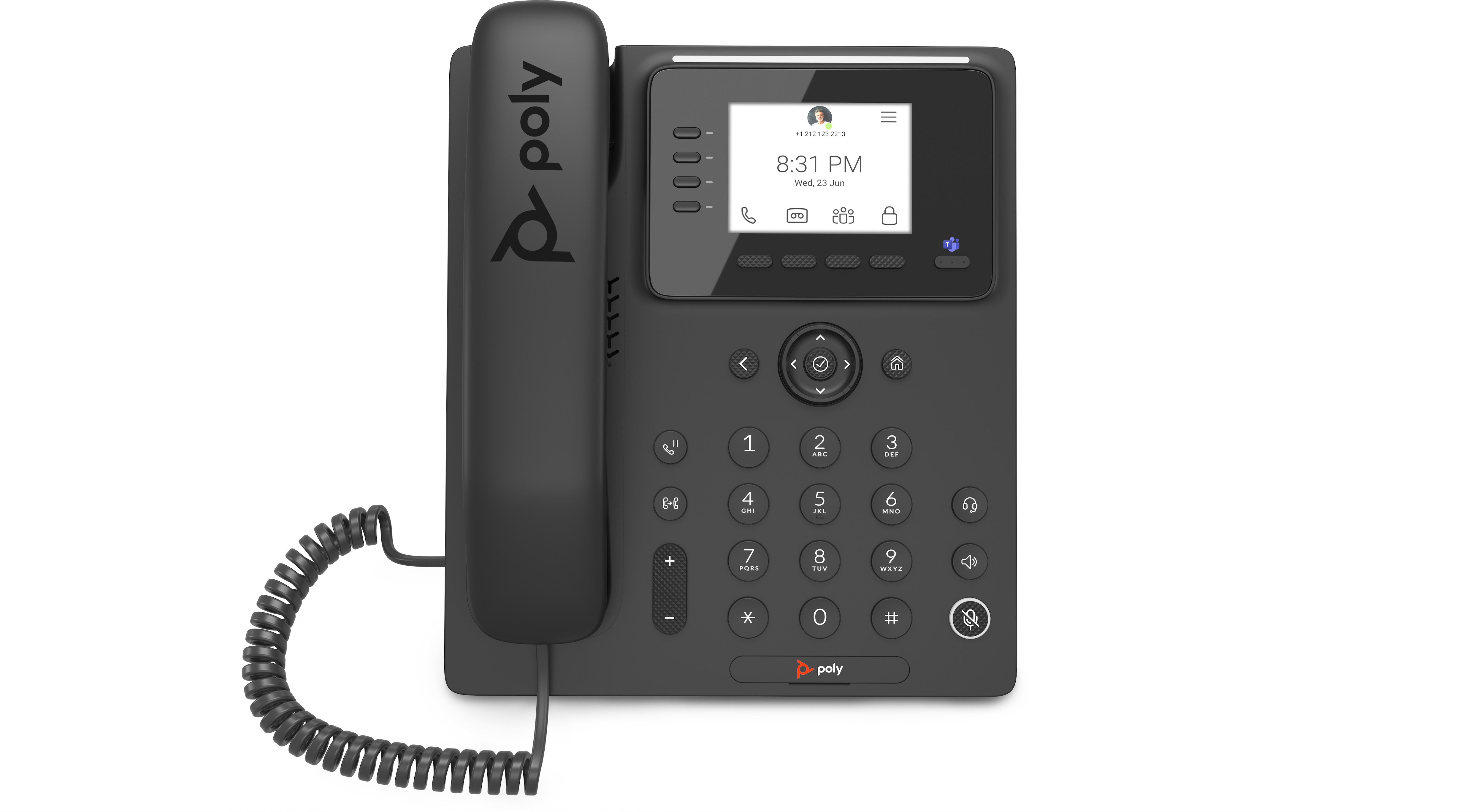 POLY CCX 350 Business Media Phone - IP Phone - Black