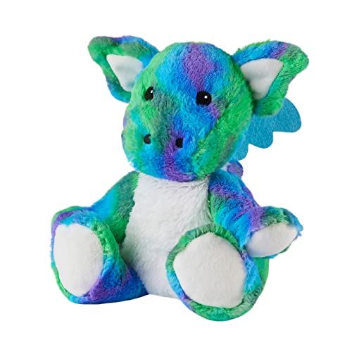 Warmies Warmies 13'' volledig verwarmbare knuffel geparfumeerd met Franse lavendel - Rainbow Dragon, Medium, CP-DRA-4