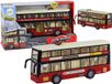 Lean toys De lichten van de dubbeldekker stadsbus klinken rood 1:16
