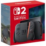 Nintendo Switch 2 console, scherm met 1080p 4K HDR resolutie en 120fps, verwisselbare batterij, magnetische Joy-Con 2 controllers, lichtblauw en lichtrood