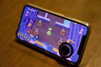 Heble® Joystick voor smartphone/tablet - Zwart