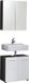 Trendteam Smart Living Badkamer 2-delige set Combinatie Line, 60 x 182 x 31 cm Voorkant Wit Hoogglans, Corpus Sardegna rookzilver