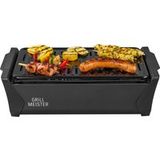 GRILLMEISTER Gril au charbon de bois avec ventilation active « KANSAS », à fonctionnement sans fil.