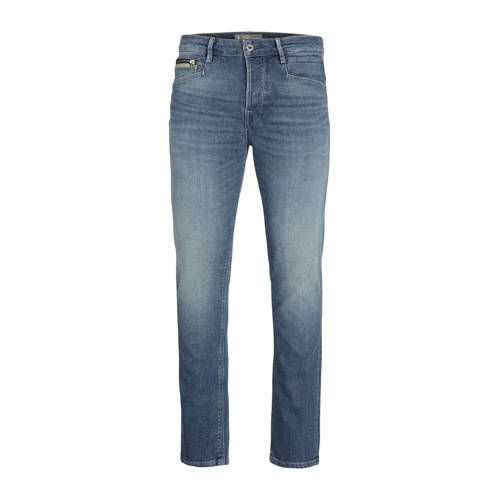 JACK & JONES JEANS INTELLIGENCE JJIMIKE JJBLADE 116 Tapered Fit Jeans - Light Blue Denim