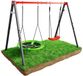 K-sport Bol Dubbele Schommelset & Schommelframe incl. 2x Schommelplank & Nestschommel – STABIELE CONSTRUCTIE – WEERBESTENDIG & Multifunctioneel