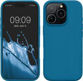 kwmobile Apple iPhone 16 Pro hoesje Caribisch Blauw